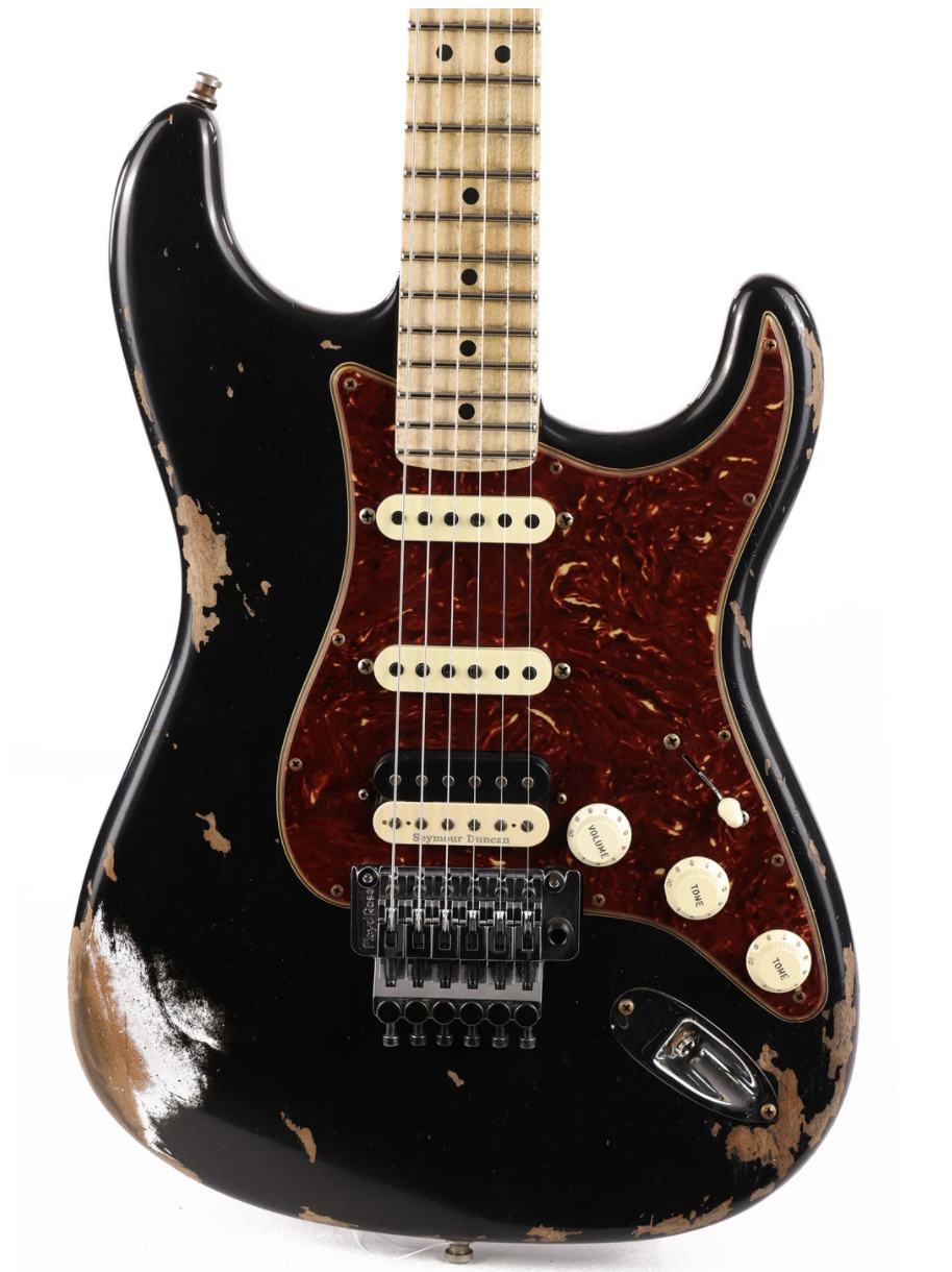 Fender Custom Shop ZF Stratocaster Heavy Relic Black Music Zoo Exclusive