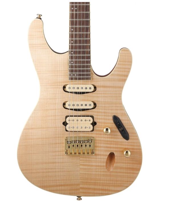 Ibanez Standard SEW761FM Electric Guitar - Natural Flat