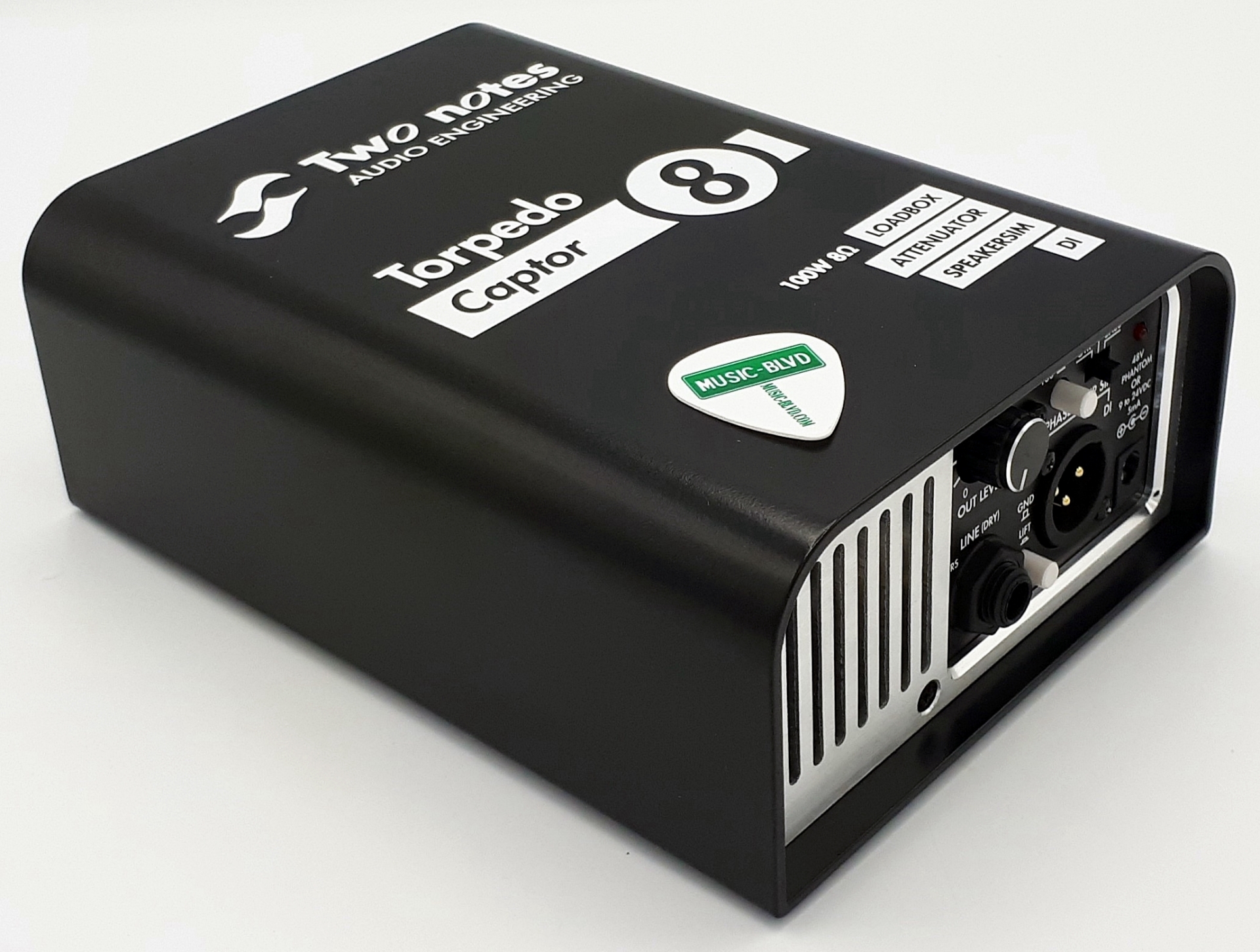 Two Notes Torpedo Captor Reactive Loadbox DI and Attenuator - 8 ohm