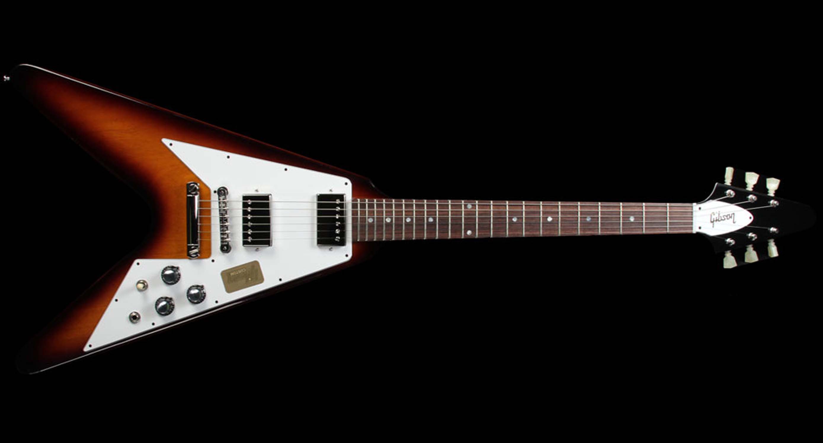 Gibson Custom Shop Benchmark 67 Flying V Electric Guitar Vintage Sunburst