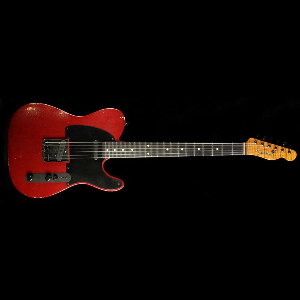 Fender Custom Shop Masterbuilt 50s Telecaster Relic Electric Guitar by Dennis Galuszka - Blood Orange