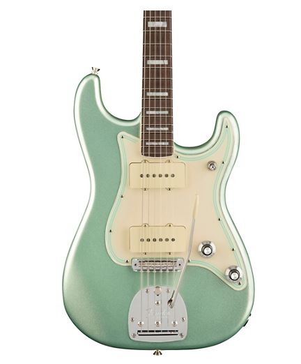 Fender Parallel Universe Jazz Stratocaster Rosewood Fingerboard Electric Guitar Mystic Surf Green