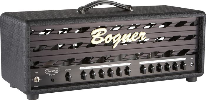 Bogner Uberschall Series 120W Tube Guitar Amp Head with EL34s BlackMetal Grill