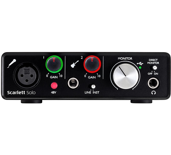 Focusrite Scarlett Solo (2nd Gen) USB Audio Interface