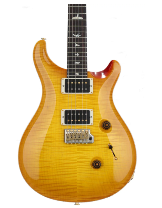 PRS Custom 24 Quilt 10-Top Electric Guitar with Pattern Thin Neck