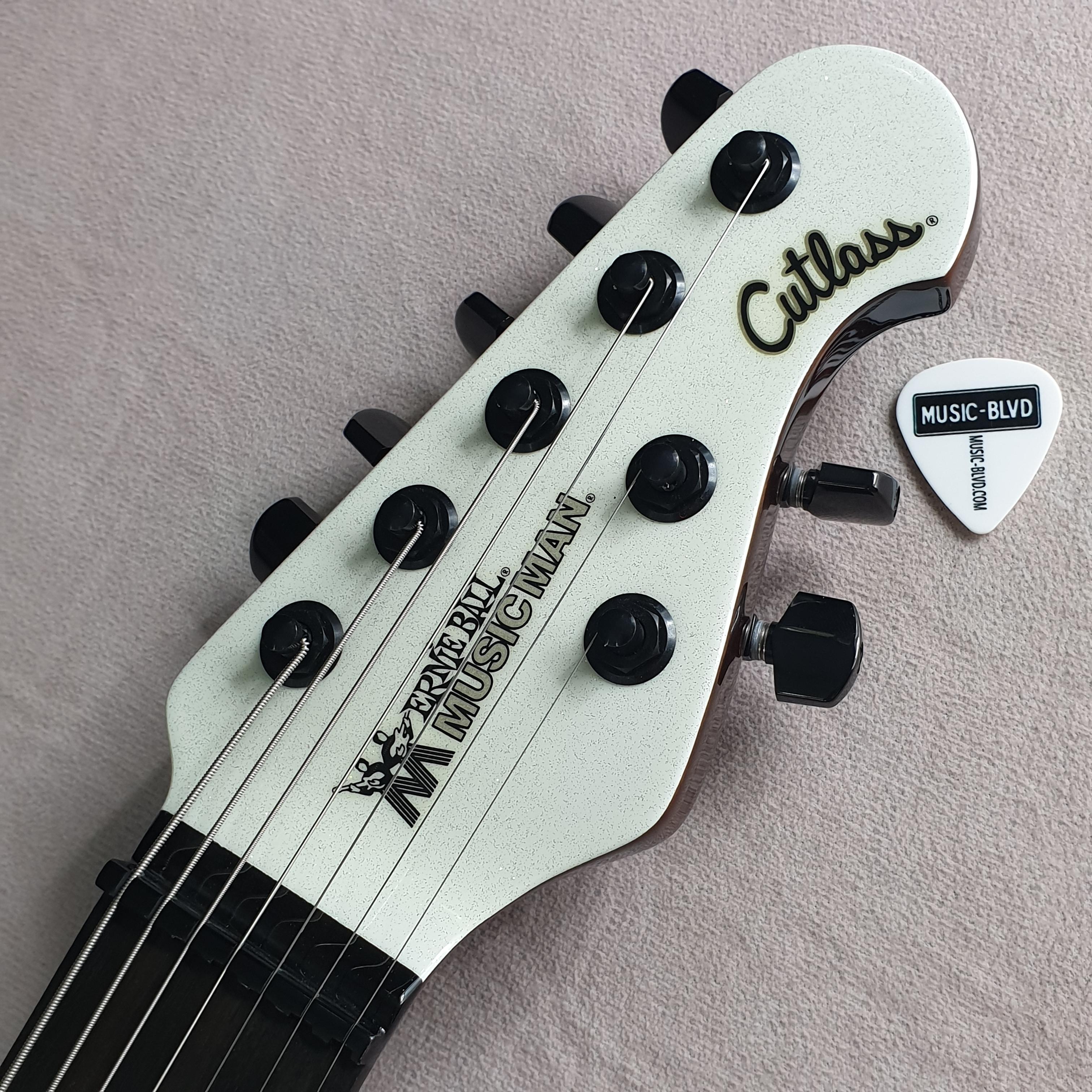 Ernie Ball Music Man Jason Richardson 7-String Cutlass Empress White