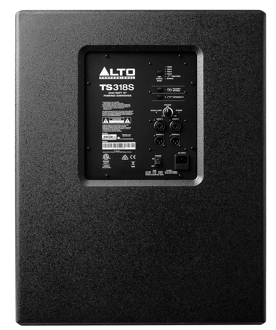 Alto TS318S 2,000W 18inch Powered Subwoofer