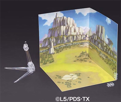ฉาก Danball Senki LBX D Cube Base (4) Rocky Mountain Type (แท้)