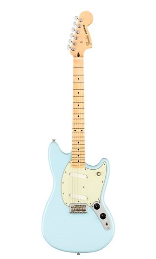 Fender Player Mustang Electric Guitar With Maple Fingerboard Sonic Blue
