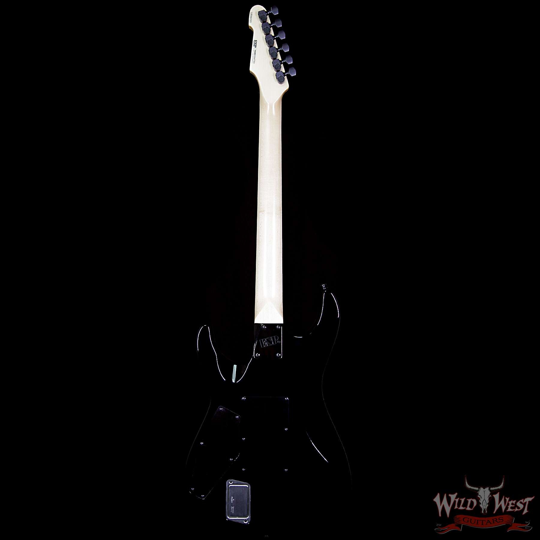 ESP USA M-II FR Flame Maple Top with Ebony Fretboard - Emerald Green Sunburst