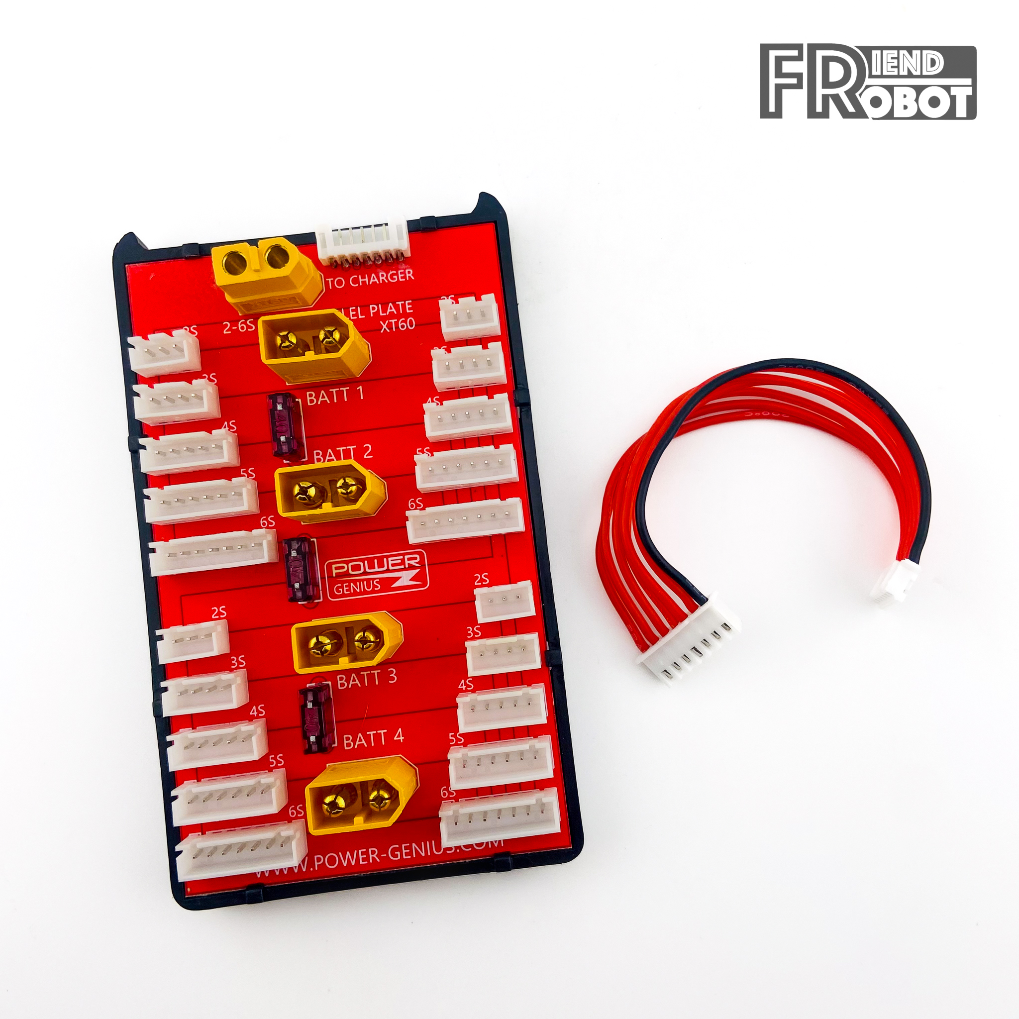 Power Genius XT60 2-8S Lipo parallel charging board