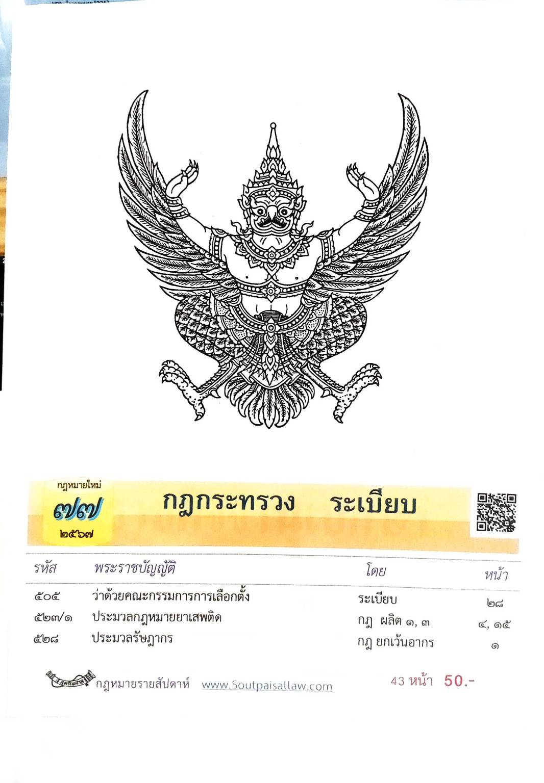 กฎหมายใหม่ปี 2567 ตอนที่ 77 กฎกระทรวง ระเบียบ