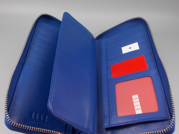 กระเป่าสตงค์ ELLE น้ำเงิน ใหม่ แท้