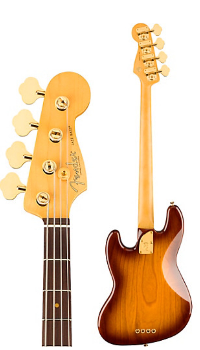 Fender 75th Anniversary Commemorative Jazz Bass 2-Color Bourbon Burst