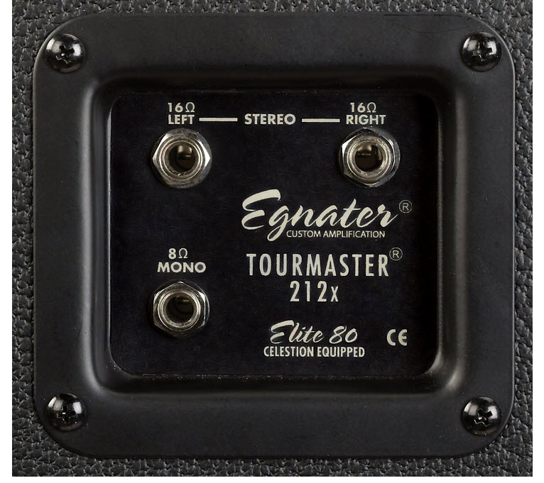 Egnater Tourmaster 212X 2x12 Guitar Extension Cabinet Black And Beige