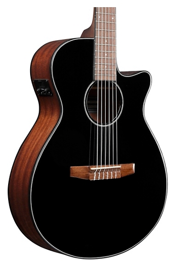 Ibanez AEG50N Acoustic-Electric Classical Guitar Gloss Black