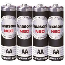 ถ่านไฟฉาย R6NT/4SL AA (แพ็ค 4 ก้อน) Panasonic NEO จำนวน 1 แพ็ค