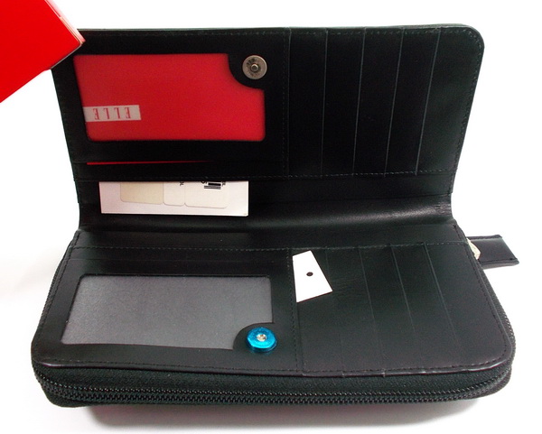 กระเป๋าสตางค์ ELLE ดำ ใหม่ แท้