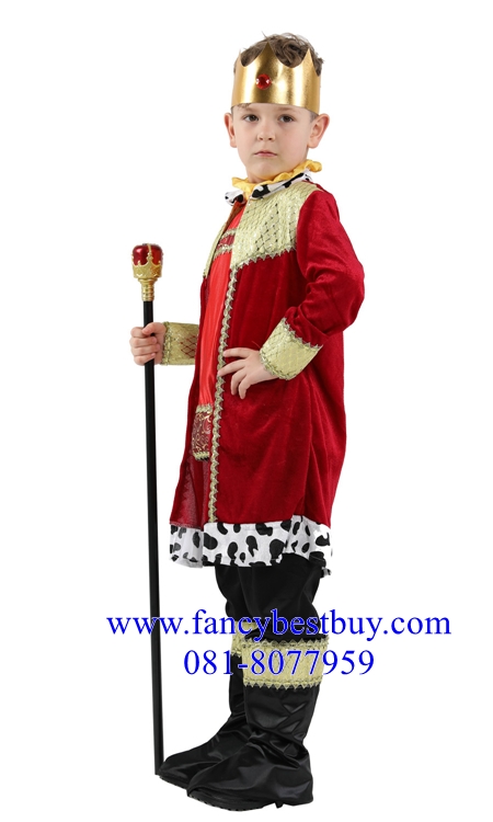 ชุดเจ้าชาย ชุดกษัตริย์โรมัน ชุดพระราชา สำหรับชุดแฟนซีเด็กชาย มีขนาด M