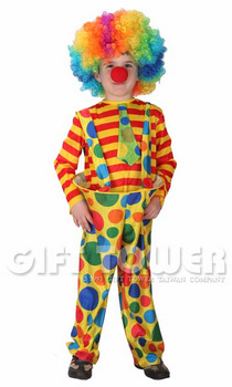 ชุดตัวตลกแฟนซีเด็กโบโซ่ BOSO Costume, Clown มีขนาด L, XL
