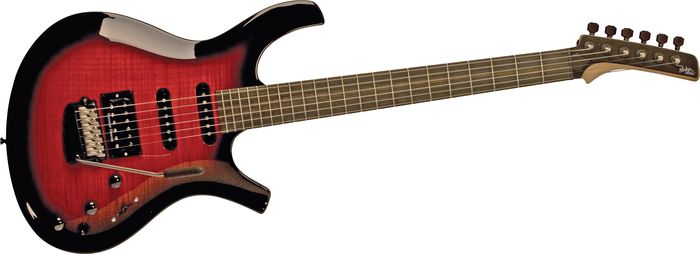 Parker Guitars DF724 Maxx Fly Flame Top w/ Seymour Duncans and Fishman Piezo Electric Guitar