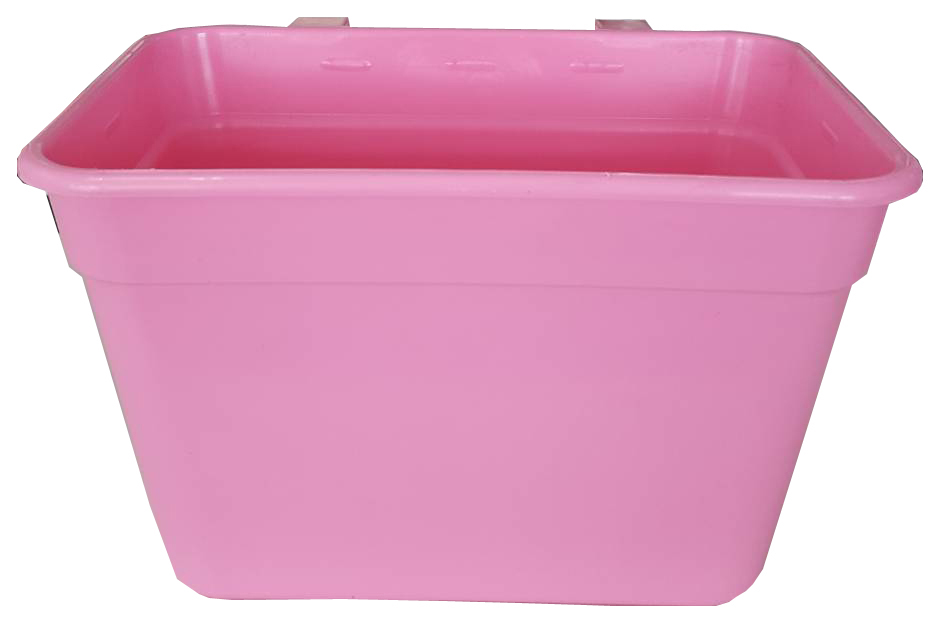 กระถางต้นไม้สวนแนวตั้งเหลี่ยมวางตั้งได้ สีชมพู