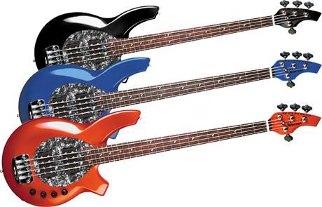 Music Man Bongo 4-String Bass with 2 Humbucker Pickups