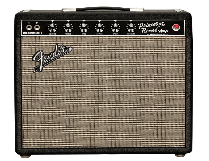 Fender 64 Custom Princeton Reverb 12W 1x10 Tube Guitar Combo Amp Black