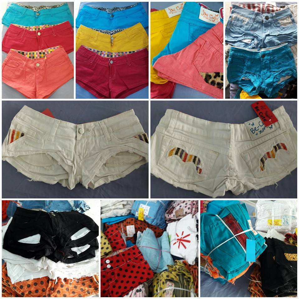 กางเกงยีนส์ขาสั้น กระโปรงสั้น มือ1 สต็อก