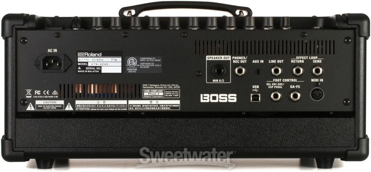Boss Katana Head - 100/50/0.5-watt COSM Head with Internal speaker