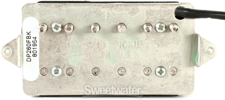 DiMarzio PAF Master Humbucker Pickup - Black, Neck, F-Space