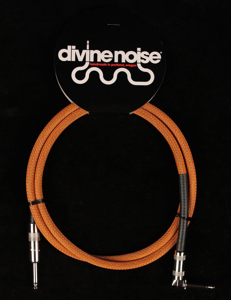 Divine Noise 10' Instrument Cable Str/Ang Orange