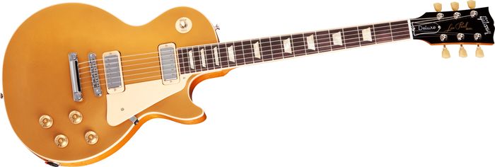 Gibson Limited Run Les Paul Deluxe Electric Guitar Gold Top