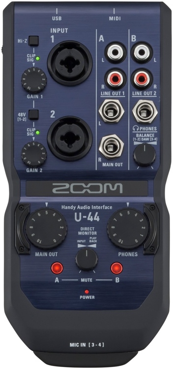 Zoom U-44 Handy Audio Interface