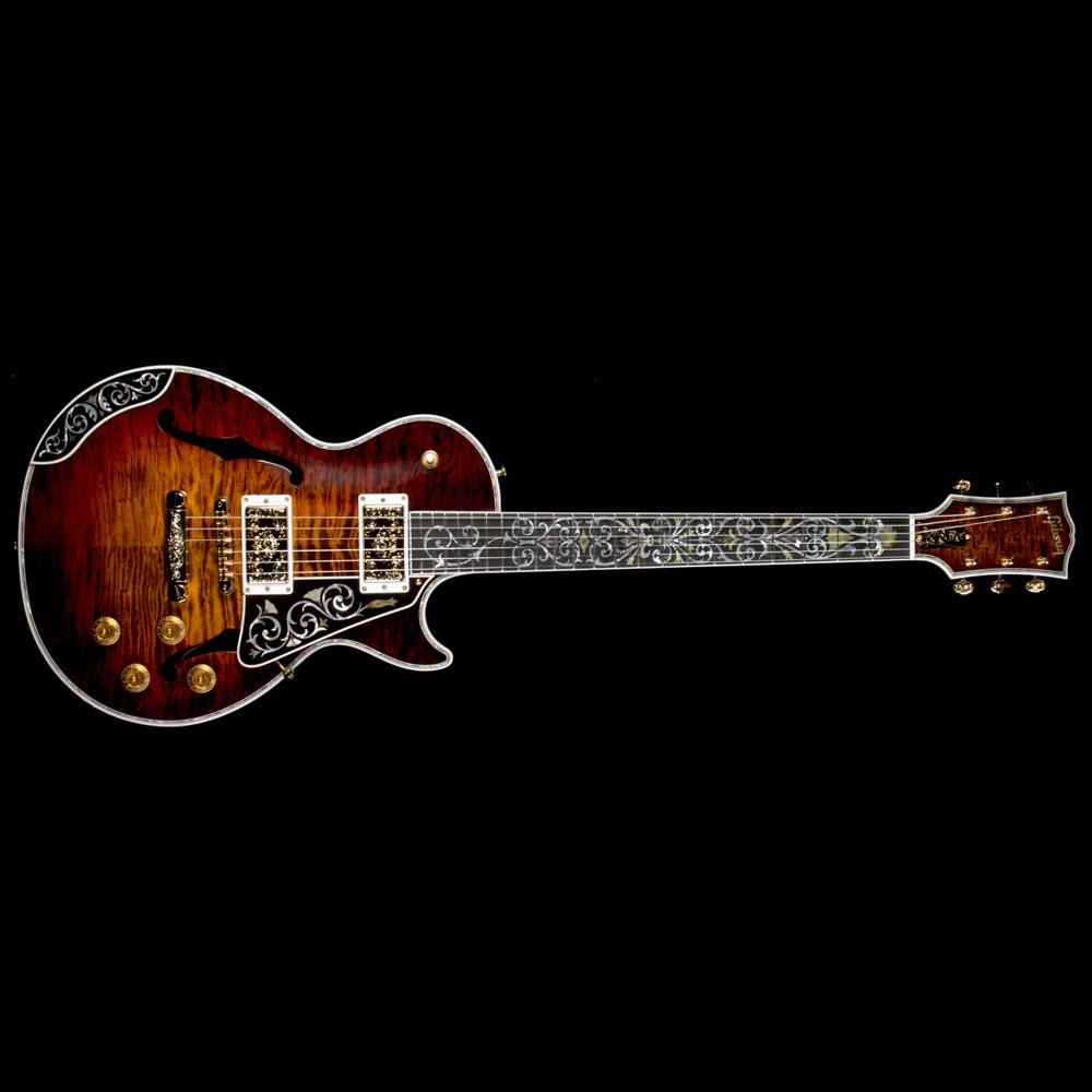 Gibson Custom Shop Bella Voce Les Paul 5A Quilt Top Electric Guitar - Vanessa Brown