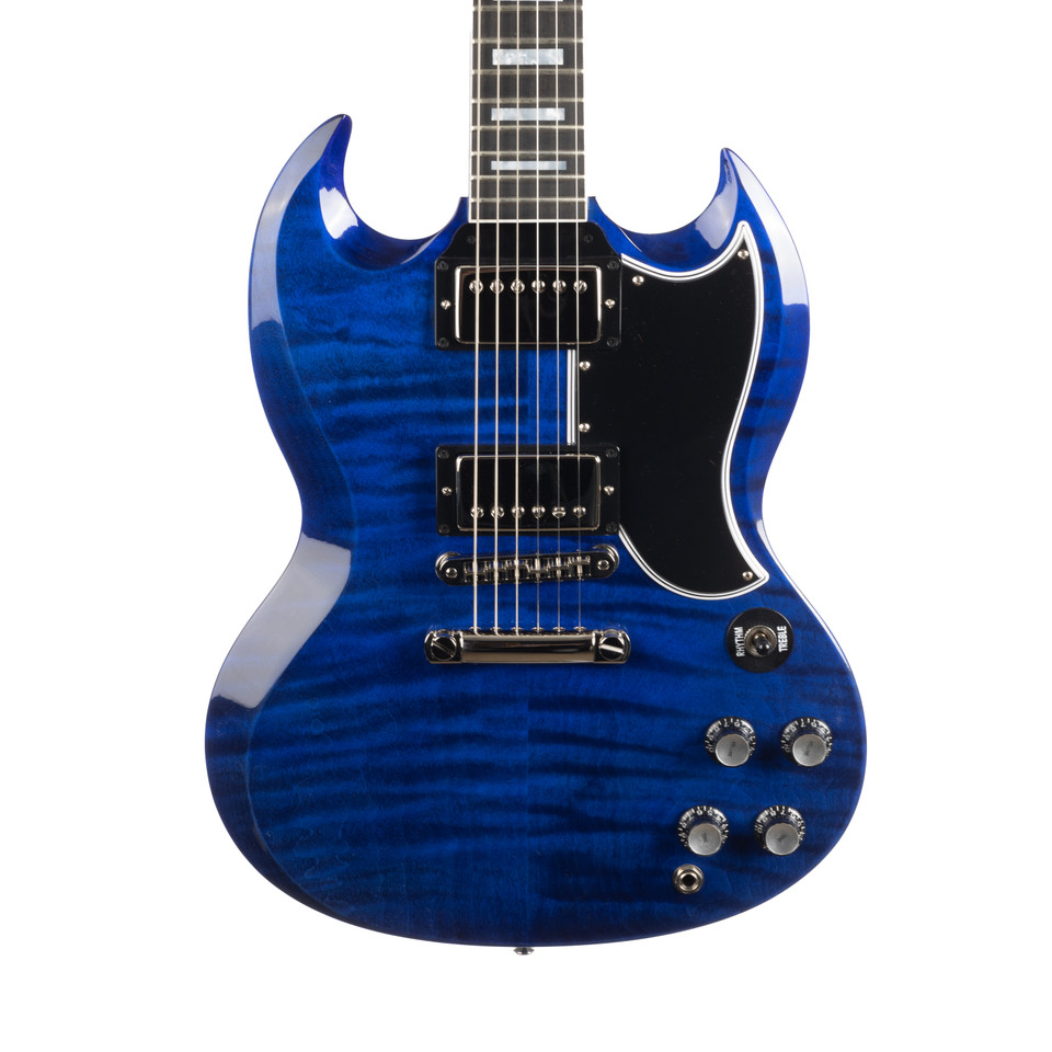 Gibson Custom Shop SG Custom Figured Top - Blue Widow
