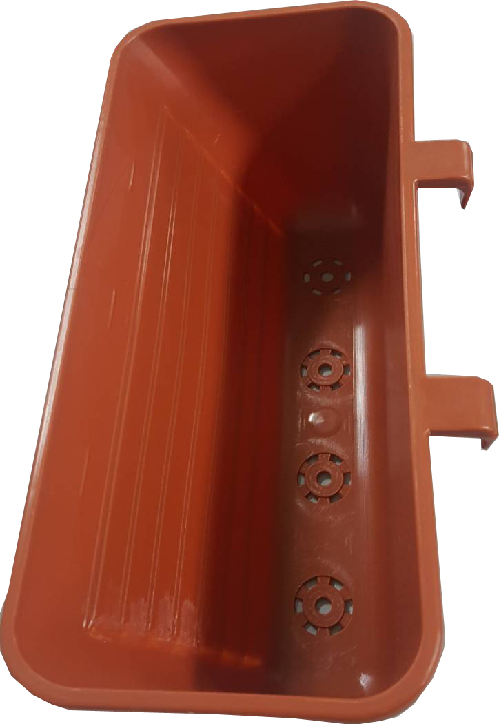 กระถางต้นไม้สวนแนวตั้งขนาดใหญ่พิเศษ สีน้ำตาล