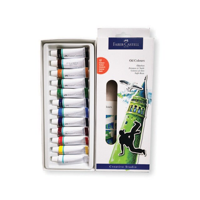 Faber-Castell สีน้ำมัน 12 สี