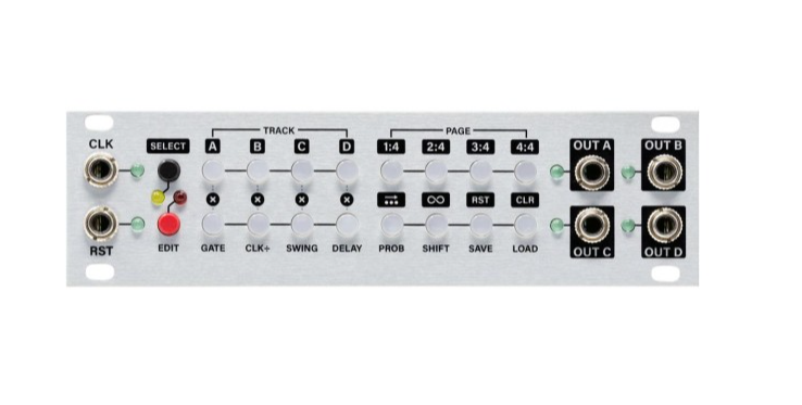 Intellijel Designs Steppy Trigger Sequencer 1U