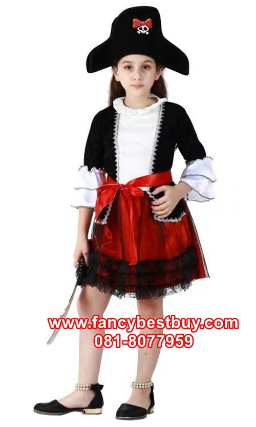 ชุดแฟนซีเด็ก สาวน้อยโจรสลัด Pretty Pirate Girl มี ขนาด M, L, XL