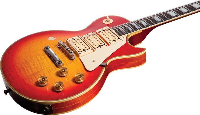 Gibson Custom Ace Frehley Budokan Les Paul Custom Hand-Aged Electric Guitar Heritage Cherry Sunburst
