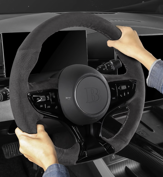 ที่หุ้มพวงมาลัยเคฟล่า ปลอกหุ้มพวงมาลัย หนังอคันทาร่า BYD Seal ราคาถูก