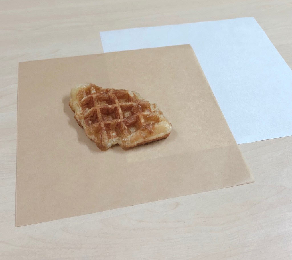 กระดาษคราฟท์รองอาหาร 40 แกรม ขนาด 10"x10" – ห่ออาหารสวย รองมันดี ใช้งานสะดวก 500 แผ่น