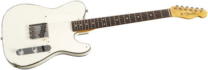 Fender Custom Shop 1959 Esquire Custom Relic Electric Guitar Master Built by Dale Wilson Olympic White