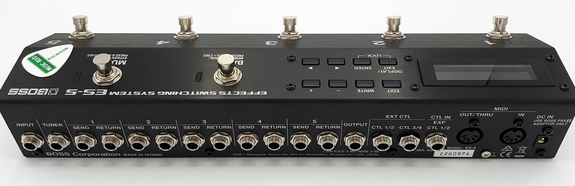 Boss ES-5 Effects Switching System Guitar Amplifier Footswitch