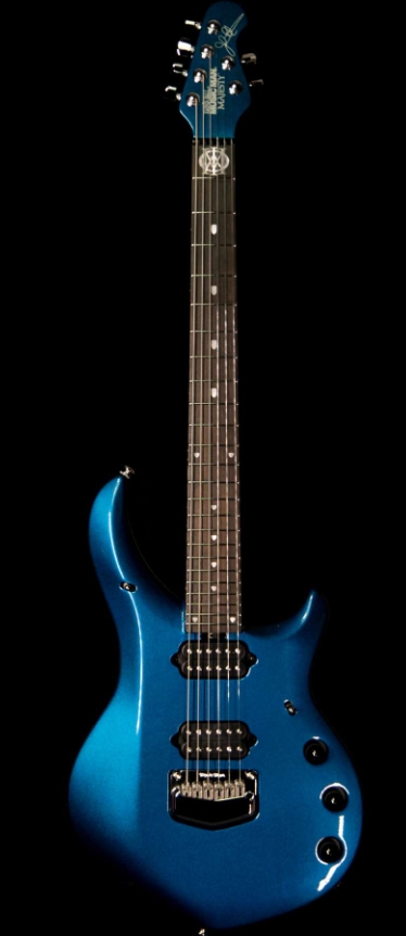 ERNIE BALL MUSIC MAN MAJESTY 6 KINETIC BLUE EBONY FINGERBOARD