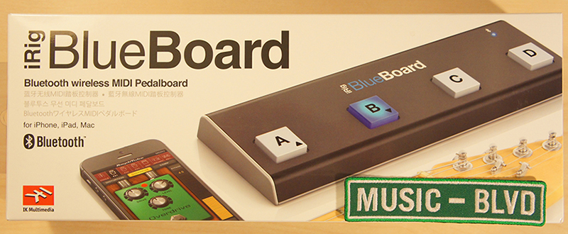 IK Multimedia iRig BlueBoard Bluetooth MIDI Pedalboard