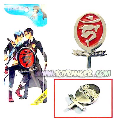 เข็มกลัด Ao no Exorcist True Cross Academy สีเงิน : Cosplay