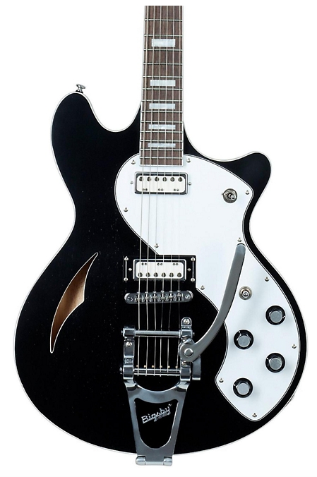 Schecter Guitar Research TSH-1B Semi-Hollow Body Electric Guitar