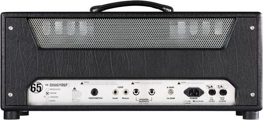 65amps Empire 22W Tube Guitar Amp Head Black